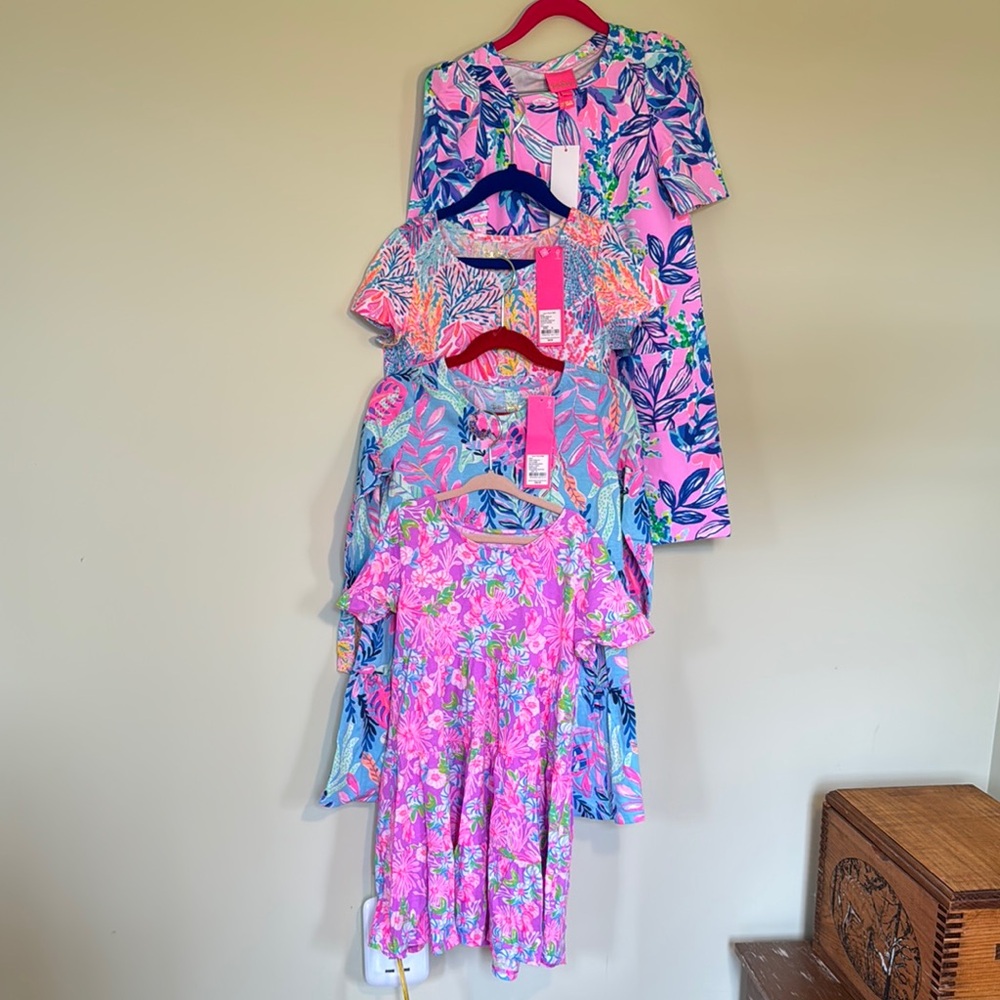 Lilly Pulitzer NWT Floral Patterned Dresses Set